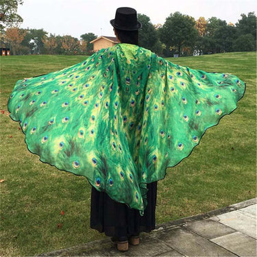 Zen Gorgeous Bird Feather Chiffon Beach Wrap